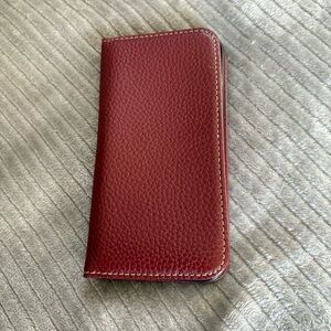 GENUINE LEATHER IPHONE 12 PORTFOLIO CASE